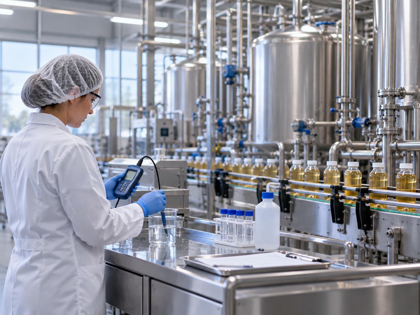 Food and beverage quality control and process testing